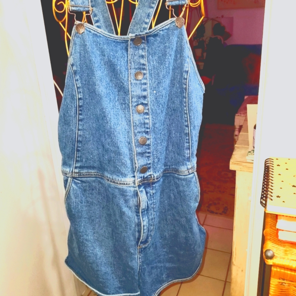 FREE PEOPLE SHORT OVERALLS